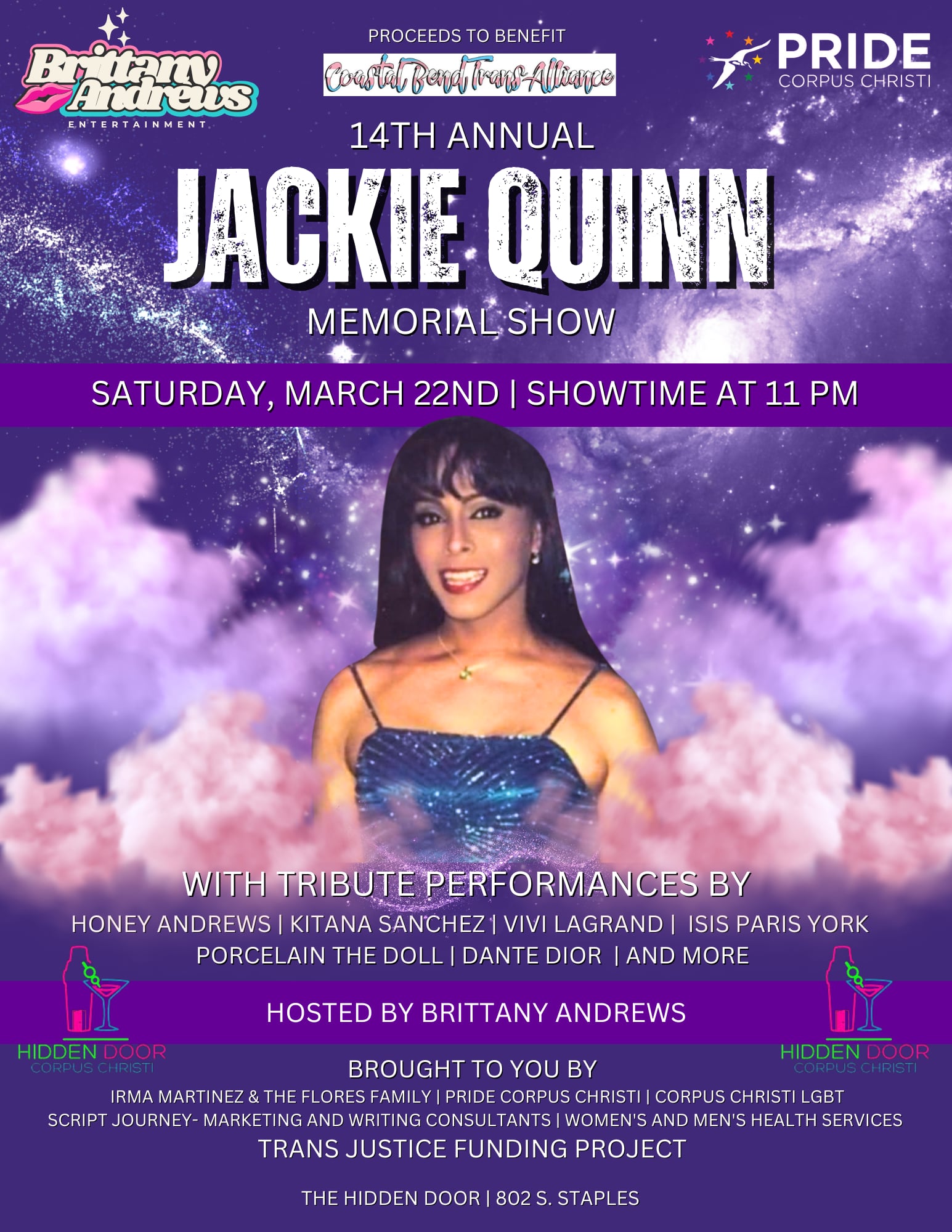 14th Annual Jackie Quinn Memorial Show