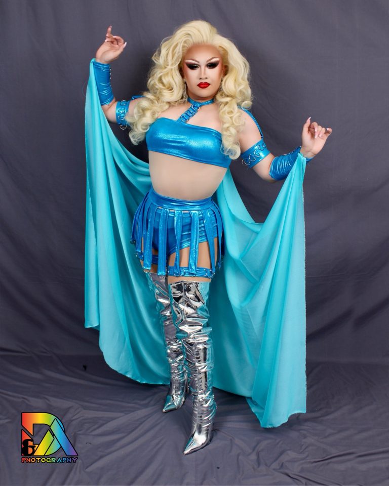 Mistress Osiris, drag performer with Pride Corpus Christi