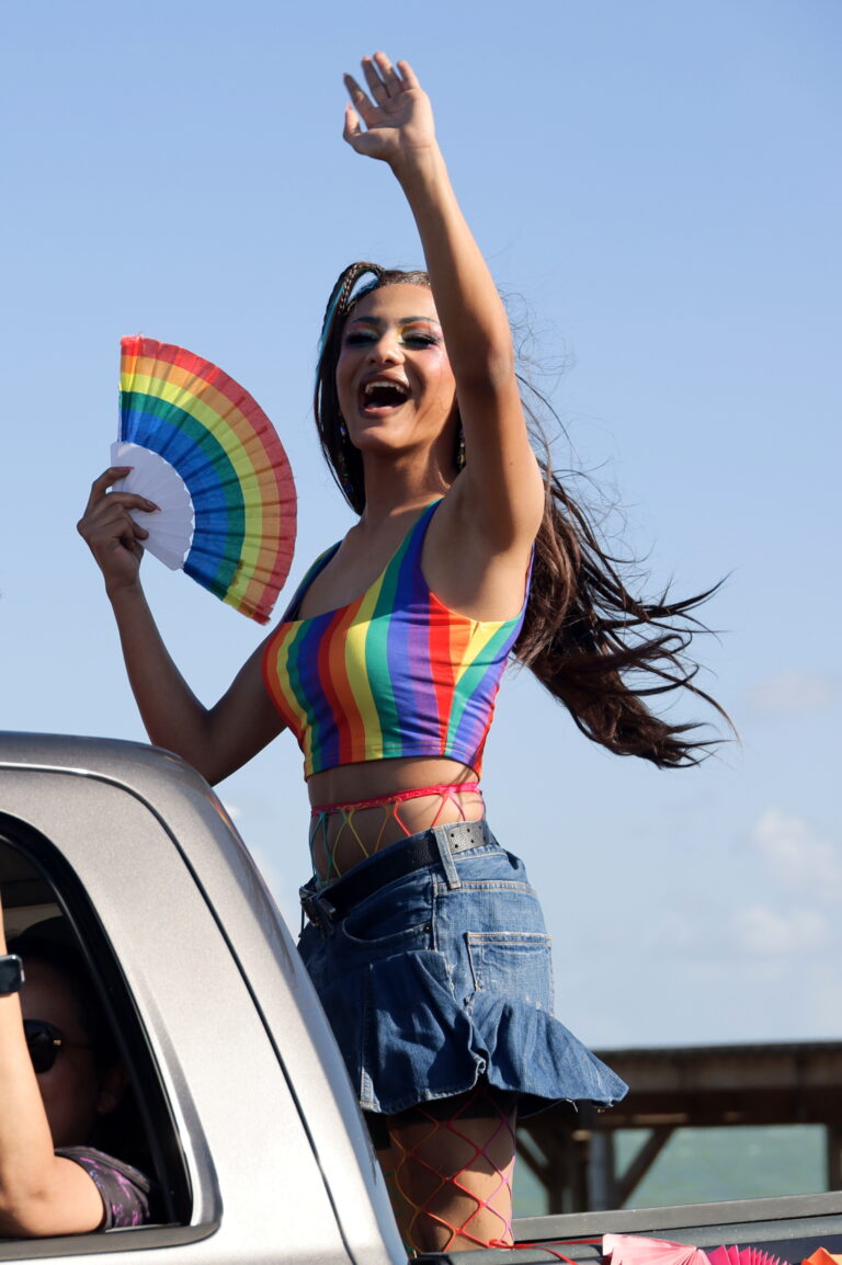 Zombae (Landon Solis) in the 2025 Pride parade