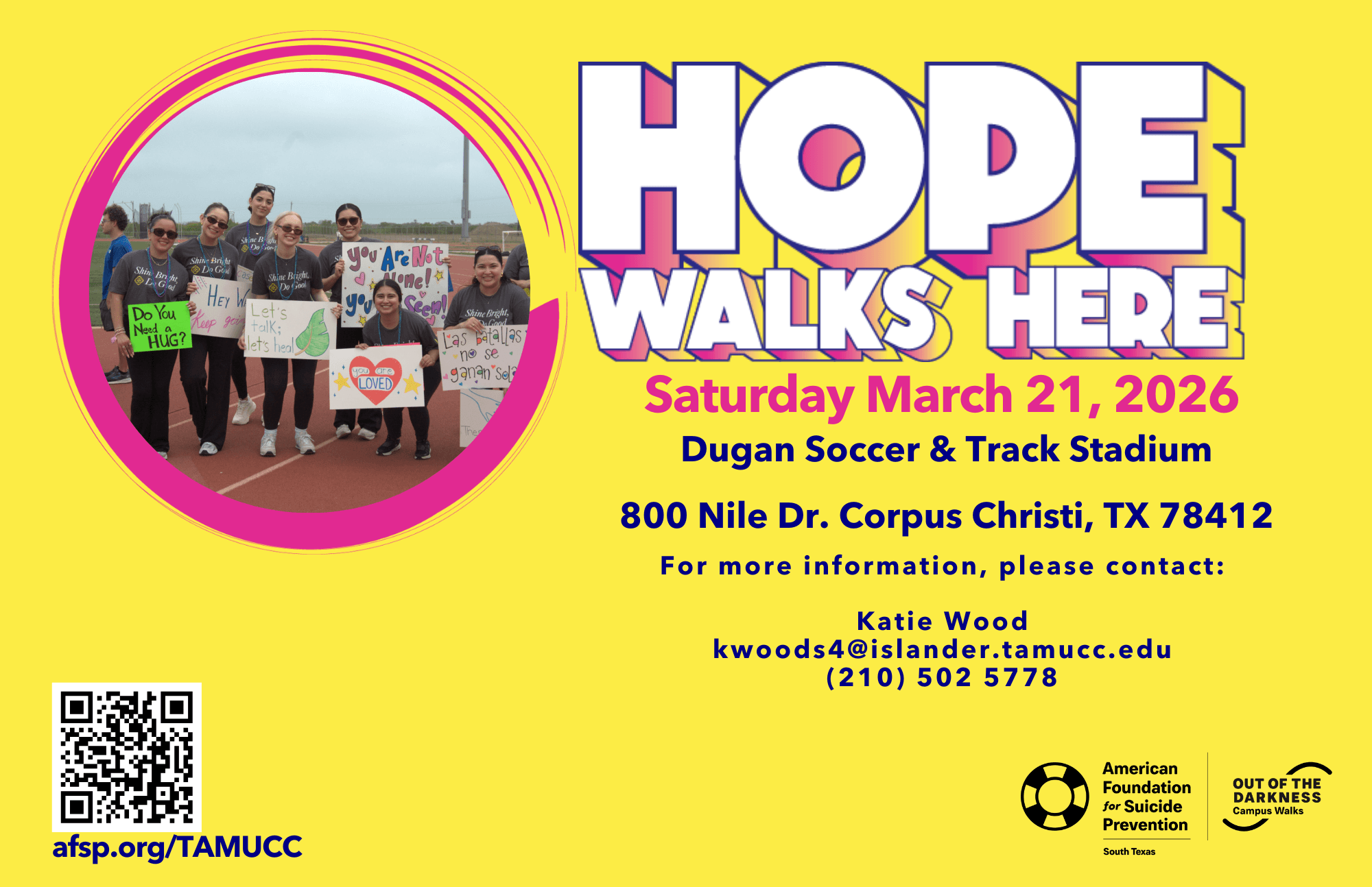 AFSP Walk Out of Darkness Campus Walk