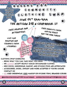 Queers for Community Clothing Swap
